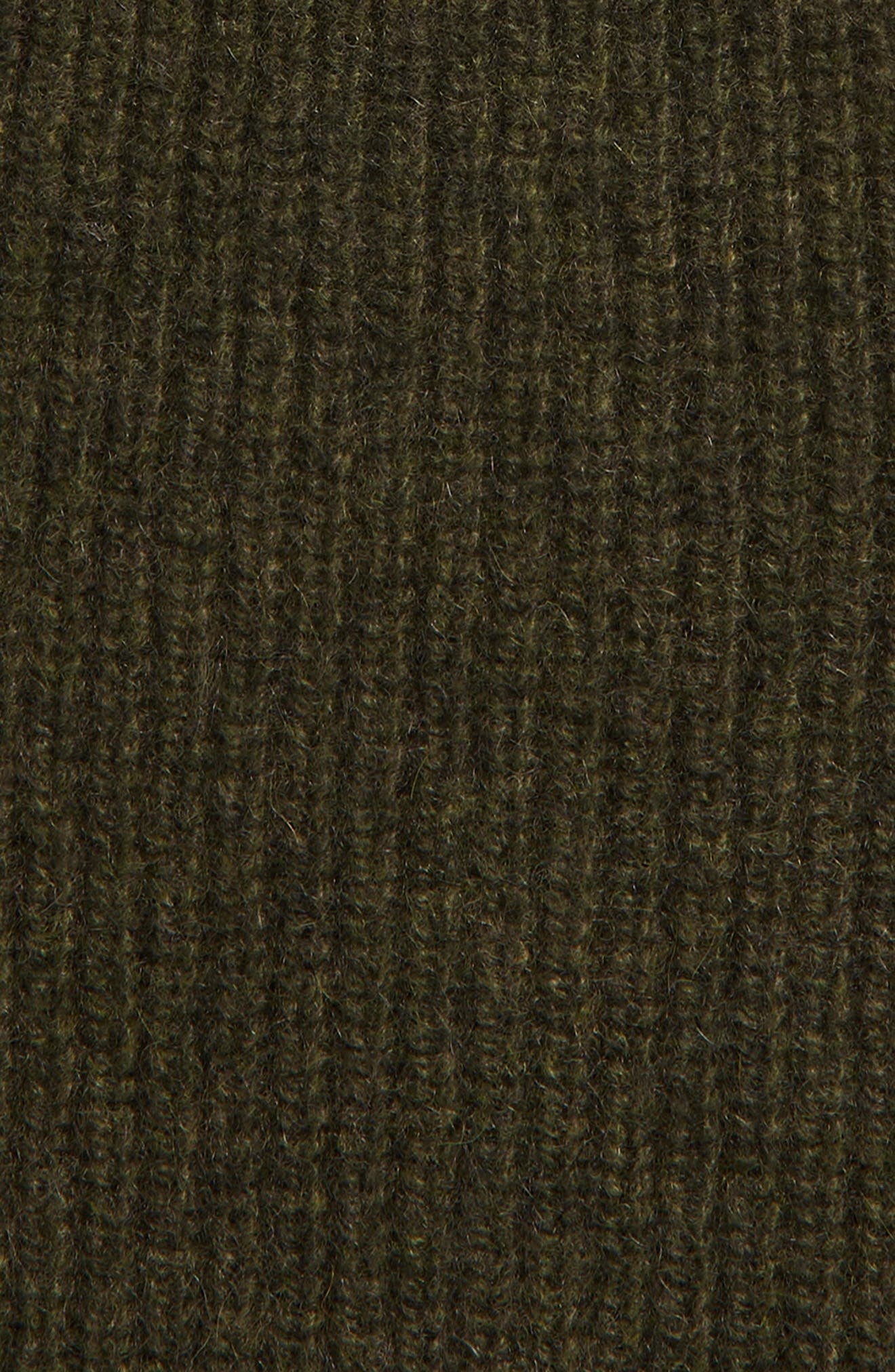 The Elder Statesman Rib Cashmere Watchman Cap in 303 New Olive at Nordstrom - 2