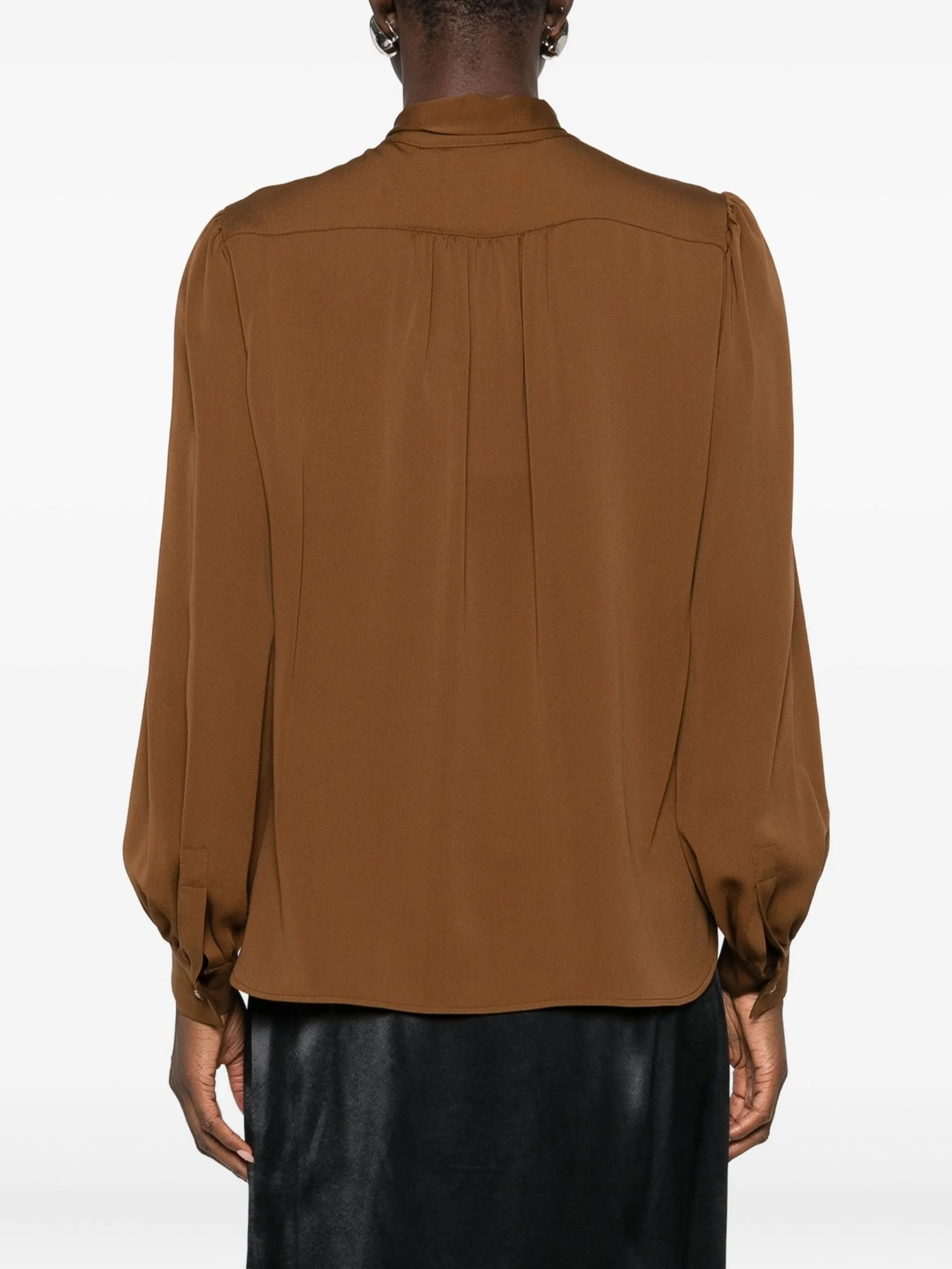 Max Mara Bow-detailing Buttoned Blouse - 3