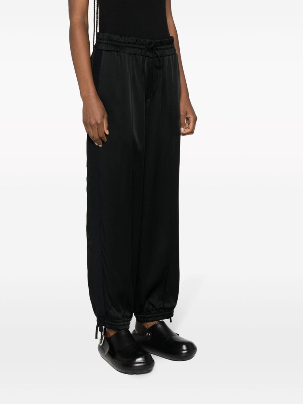 tapered-leg drawstring trousers - 3