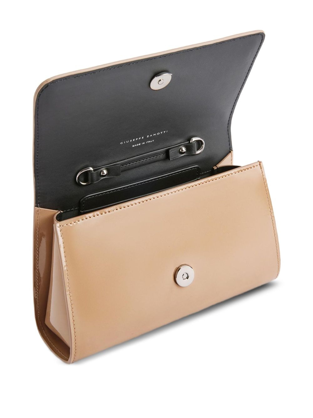 mini Cleopatra patent leather flap clutch - 4