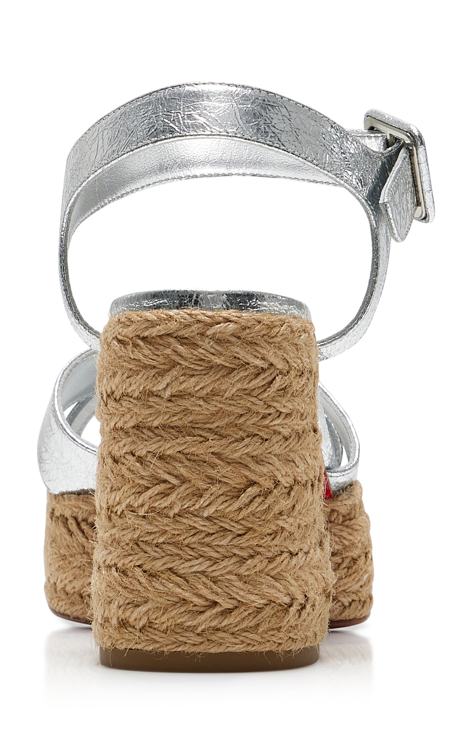 Calakala 85mm Metallic Leather Sandals silver - 4