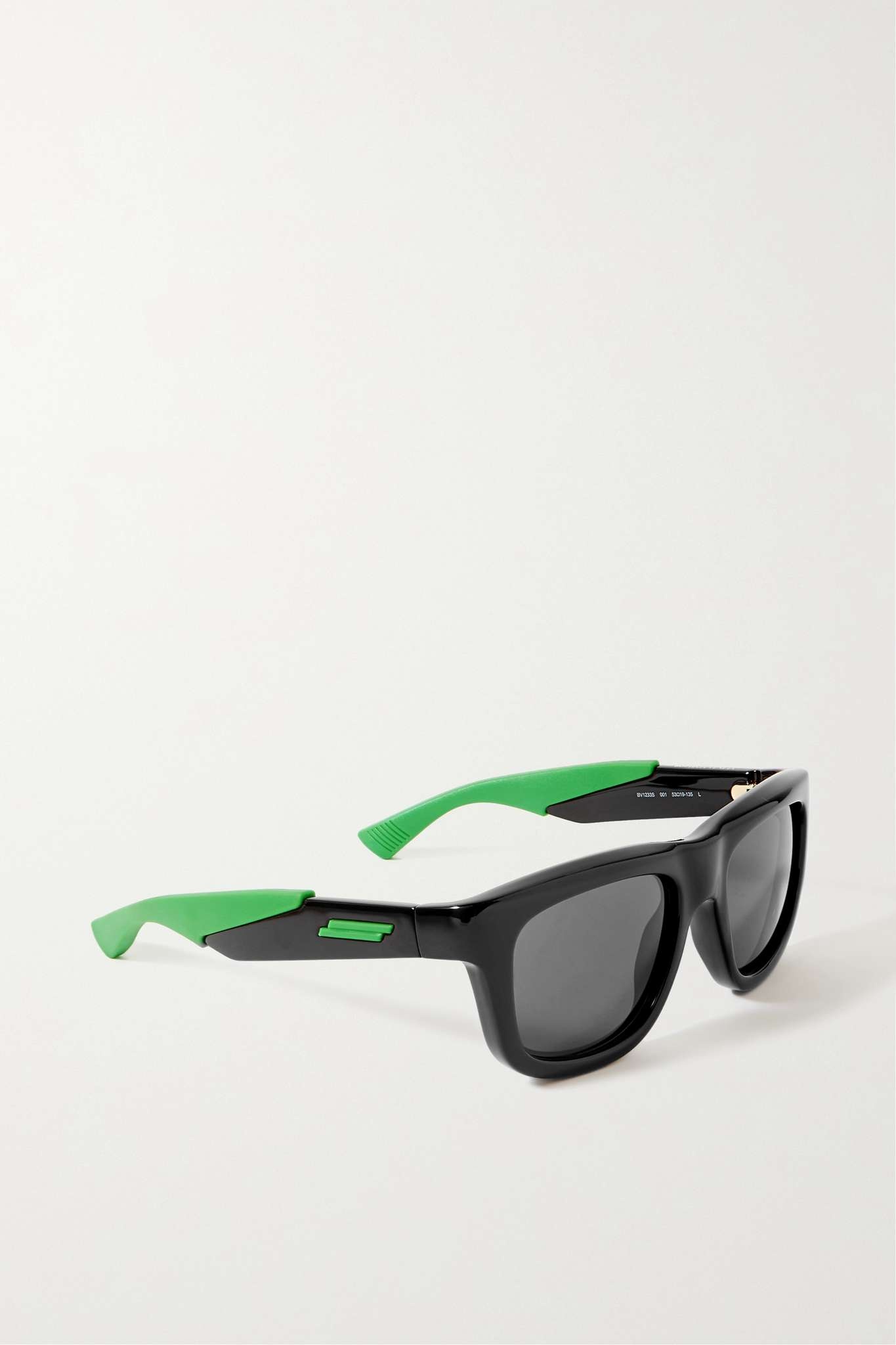 Square-frame rubber and acetate sunglasses - 3