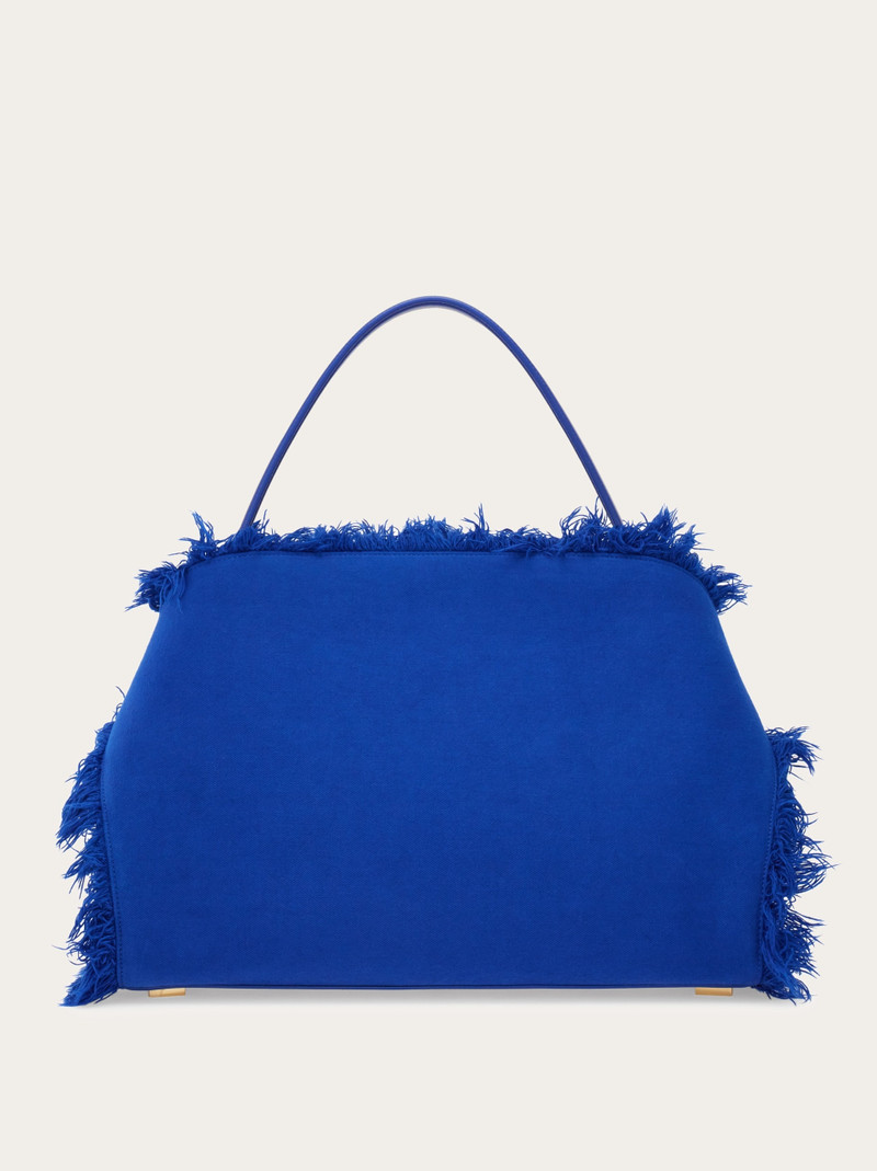 Fringed Hug Soft shoulder bag (L) 5