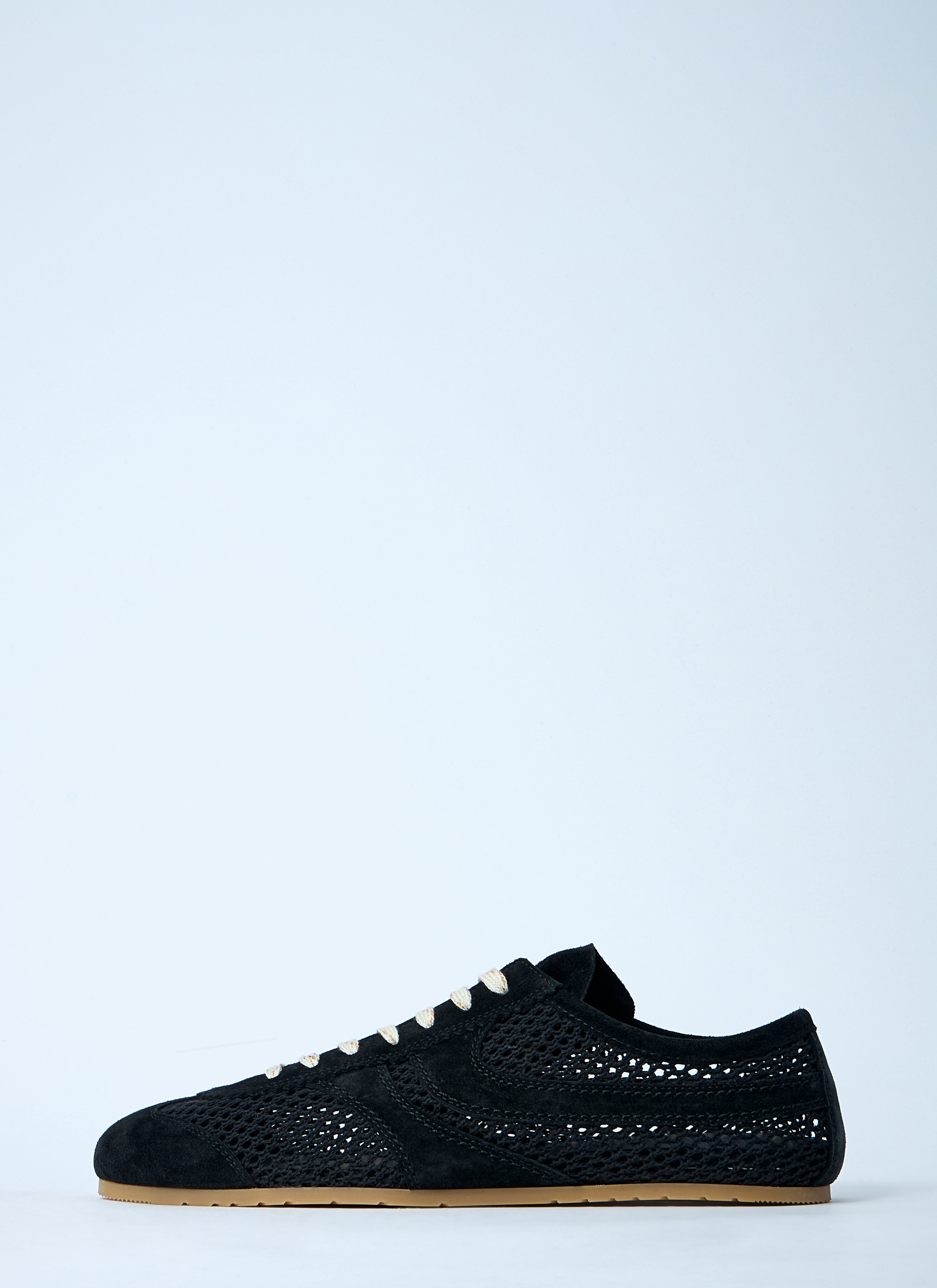 Dries Van Noten Men Mesh Low-Top Sneakers - 4