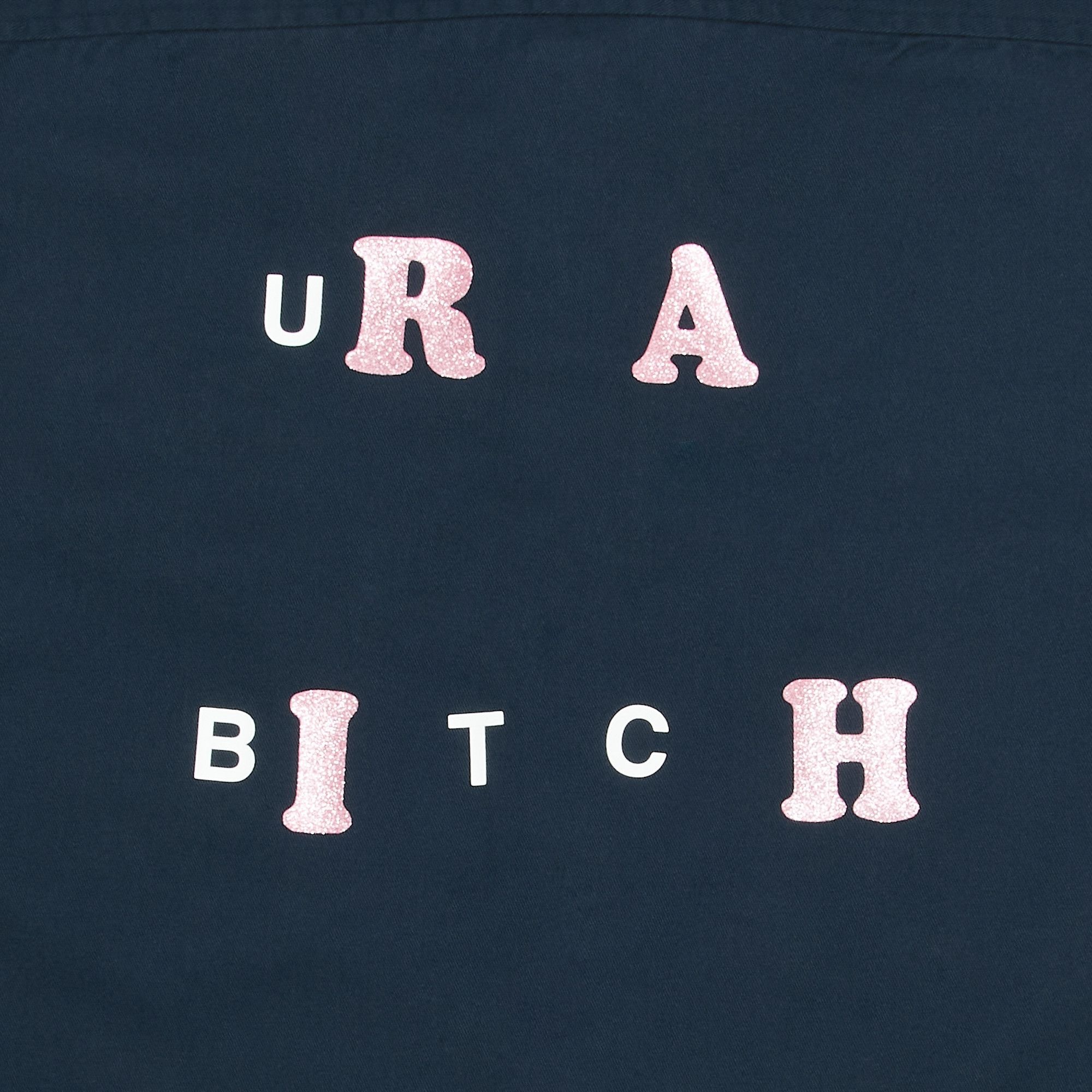Supreme Bitch Short-Sleeve Work Shirt 'Navy' - 3