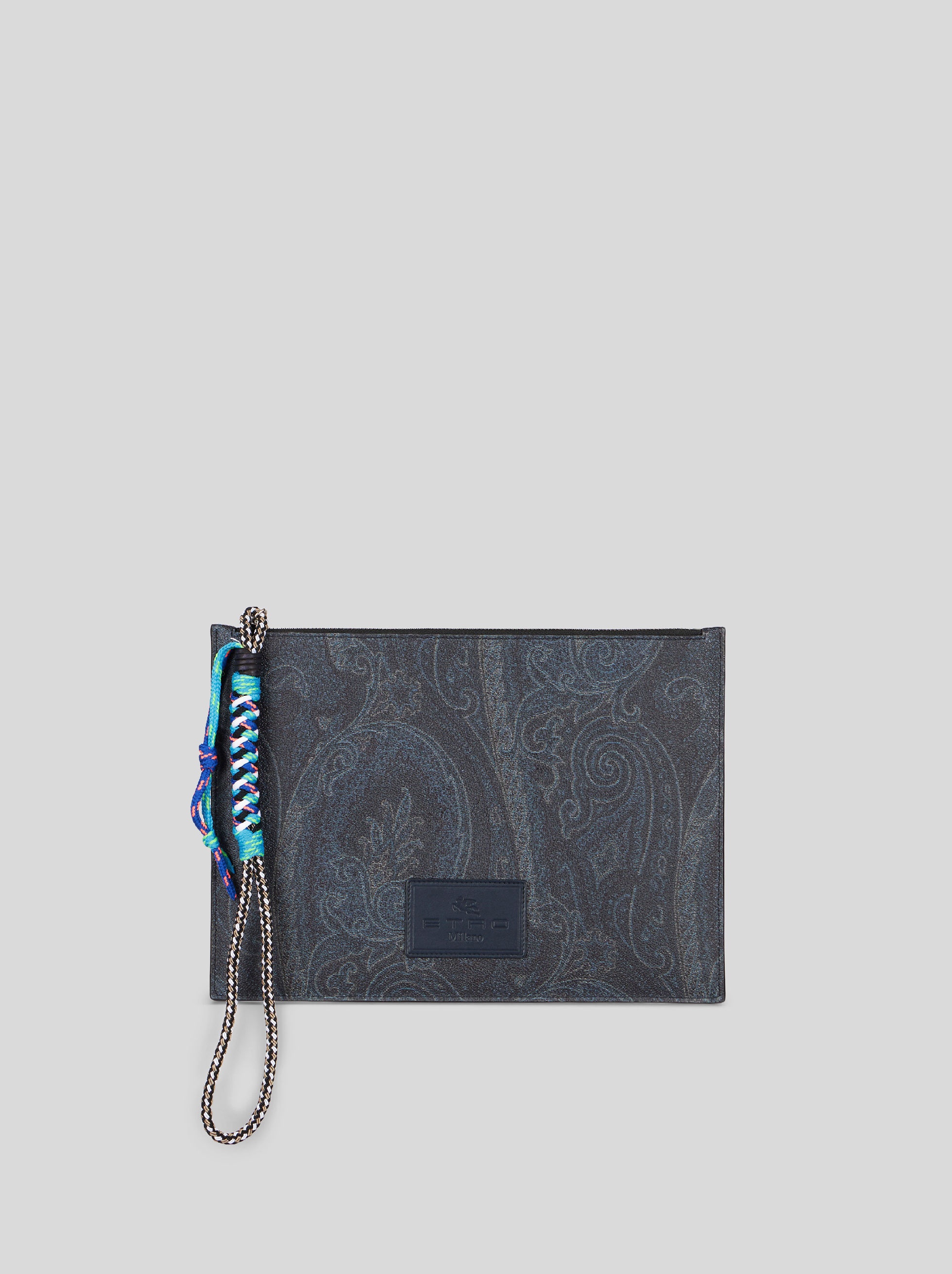 PAISLEY IPAD HOLDER WITH WOVEN CORD - 1