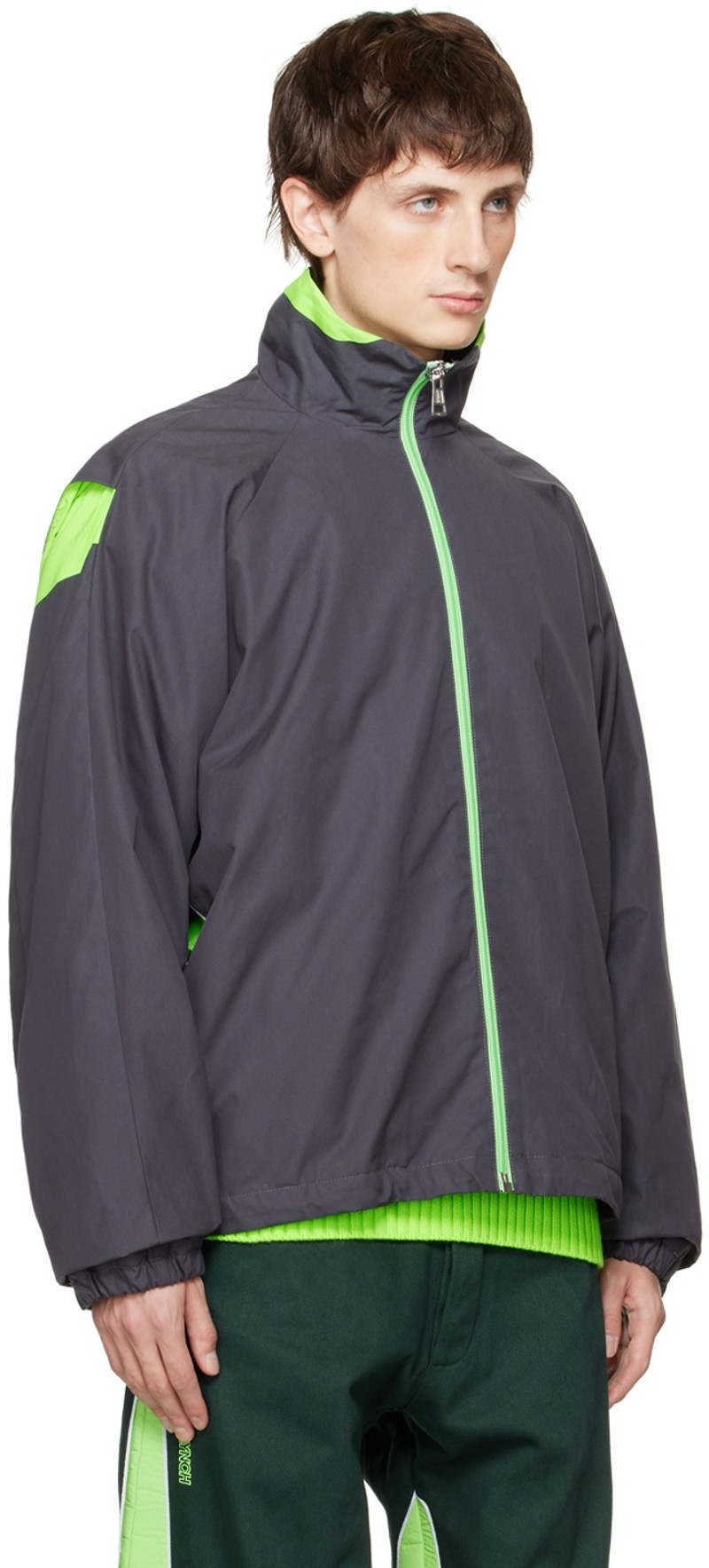 ROBYN LYNCH Gray Relaxed-Fit Jacket outlook