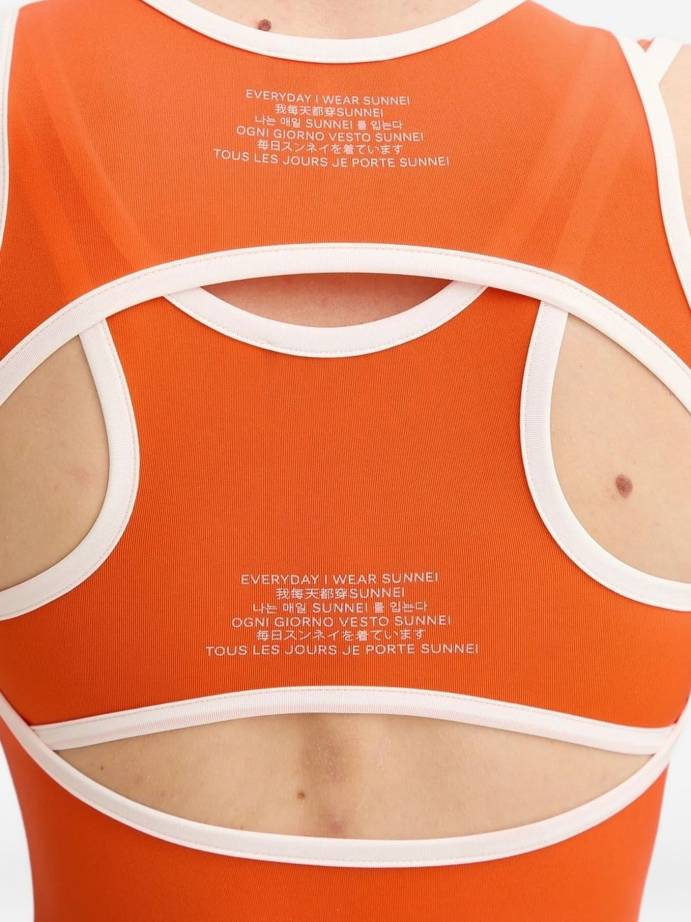 cut-out sleeveless top - 4