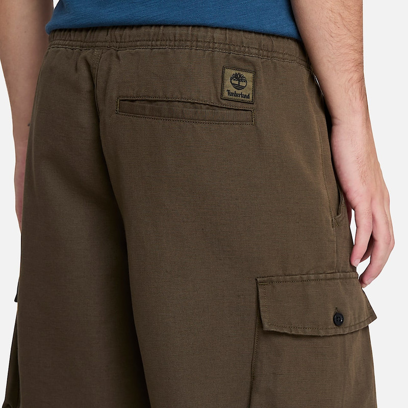 Men's Cotton Linen Utility Short 4