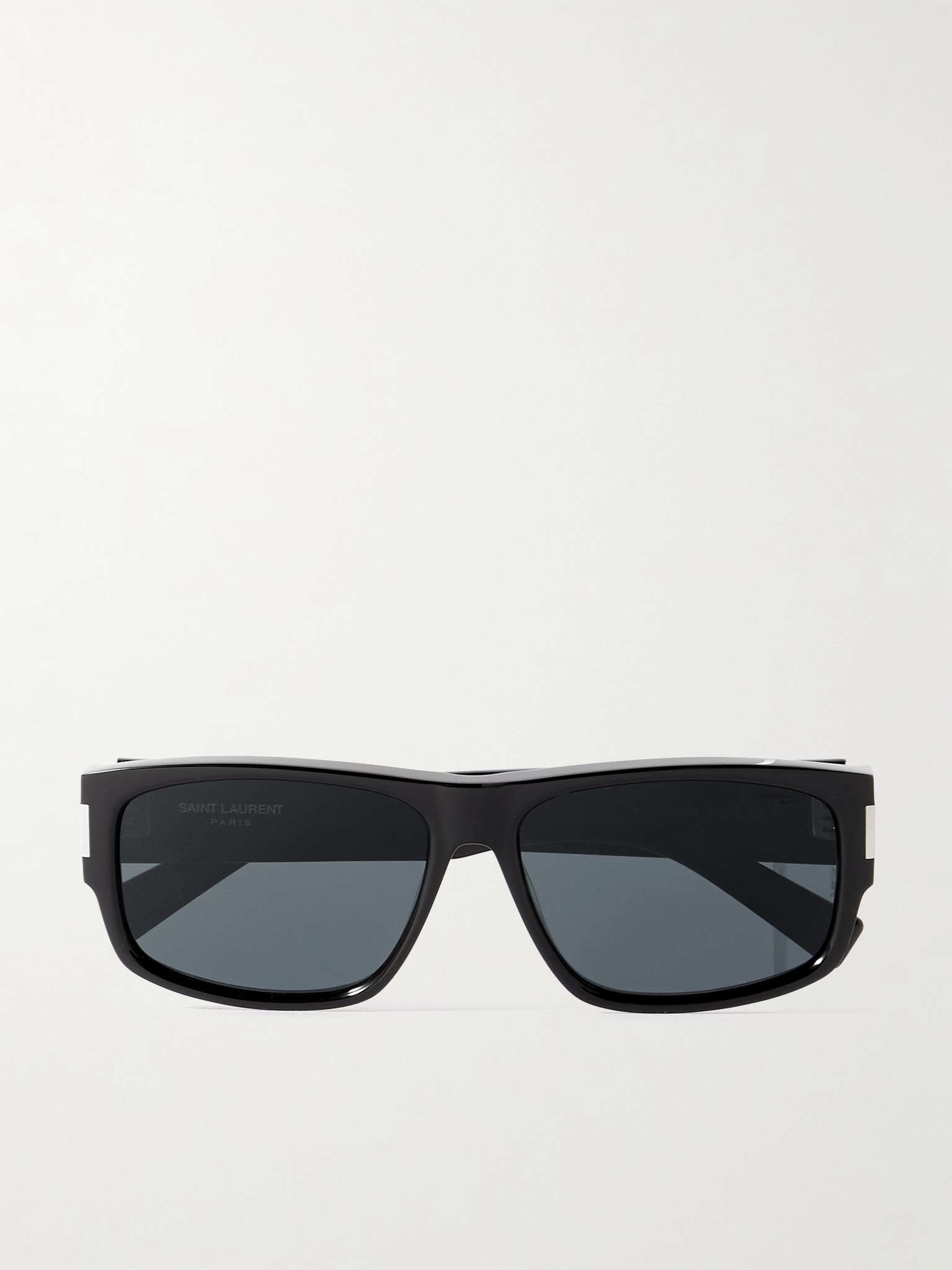 New Wave Rectangular-Frame Acetate Sunglasses - 1