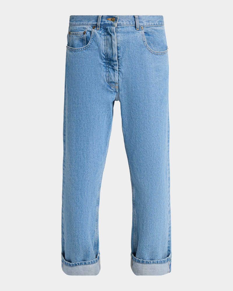Washed Classic 5-Pocket Selvedge Jeans 1