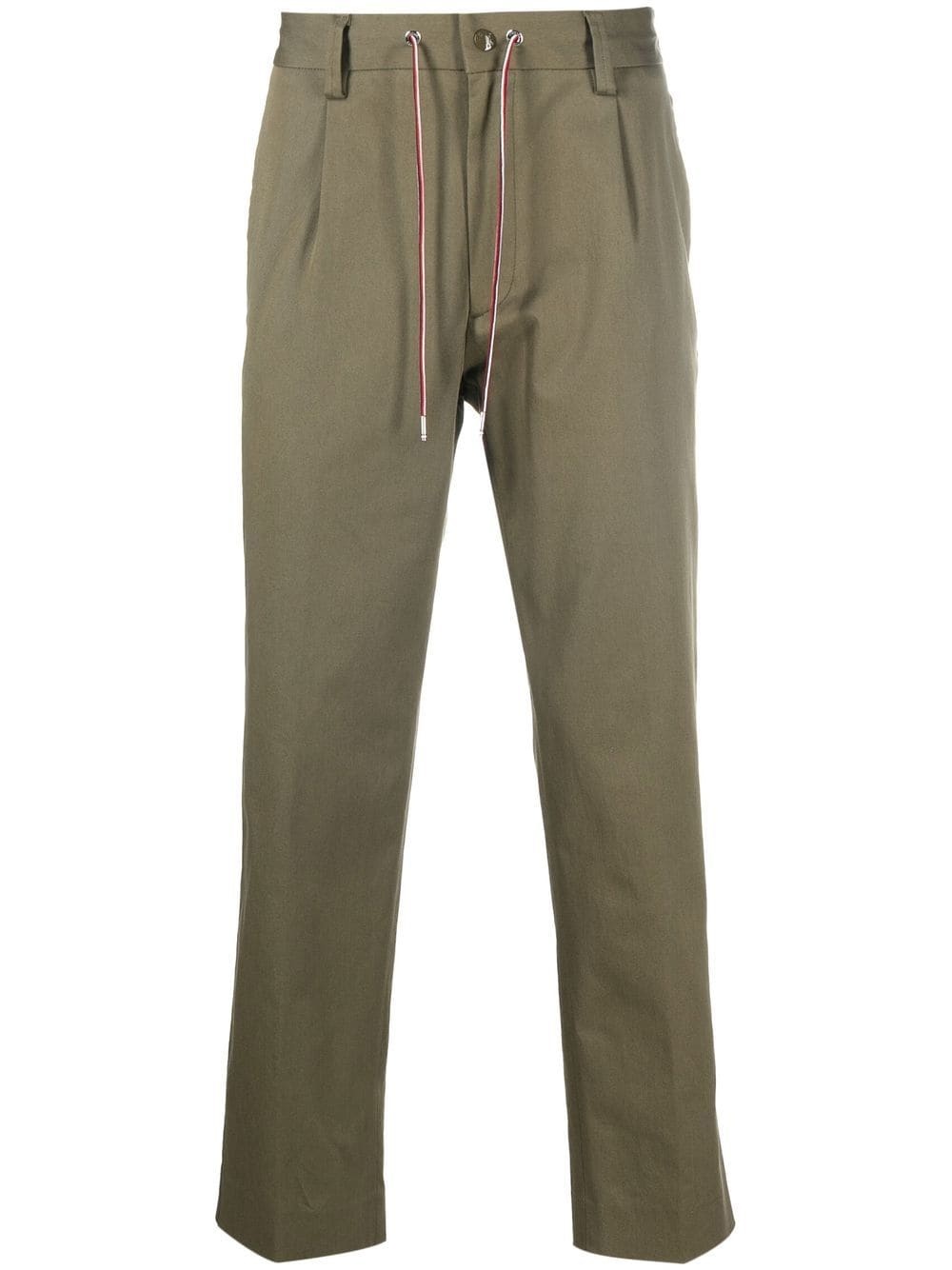 slim-cut chino trousers - 1