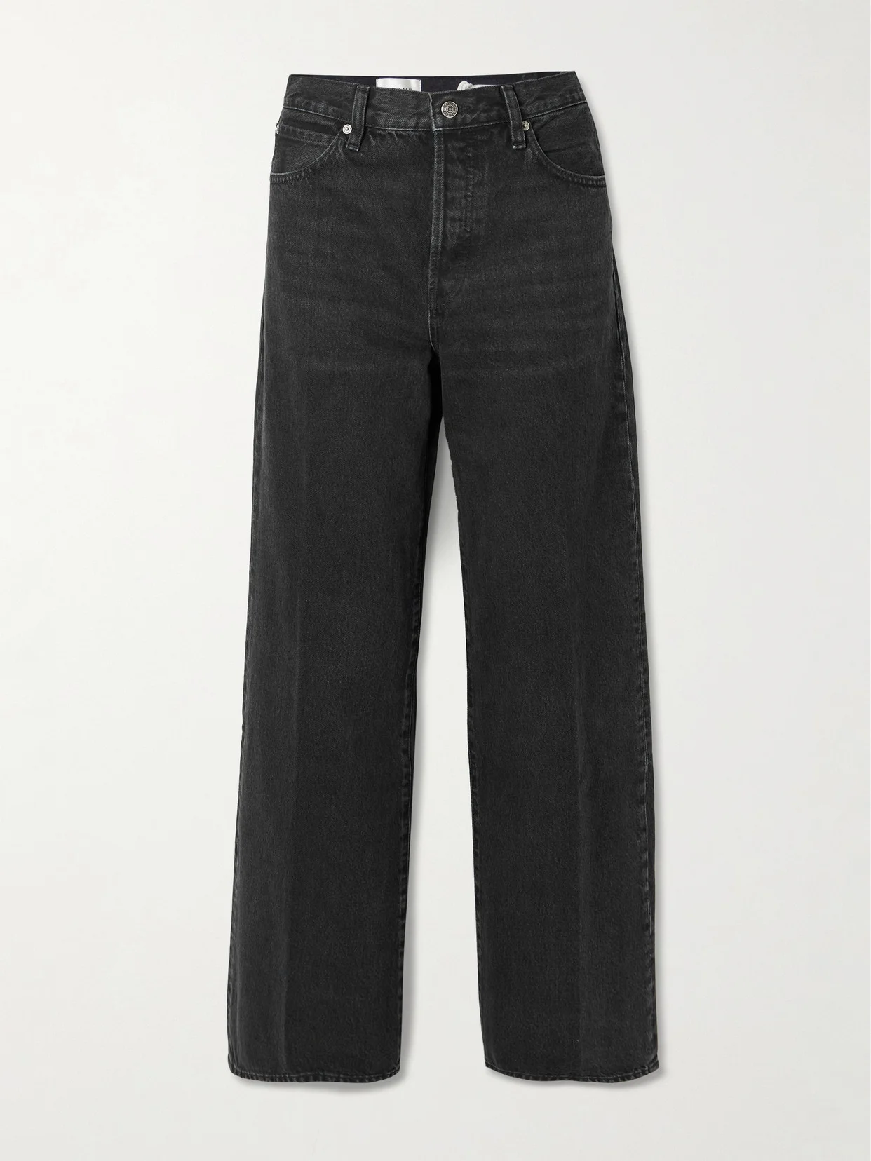 The Collegiate High-rise Wide-leg Jeans - 1