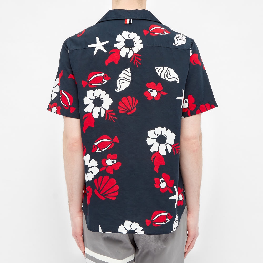 Thom Browne Floral Print Vacation Shirt - 4