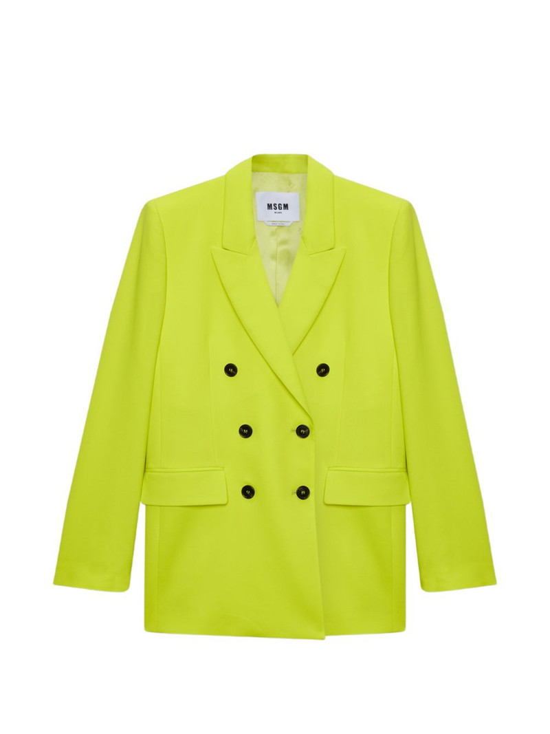 buttoned double-breasted blazer 1
