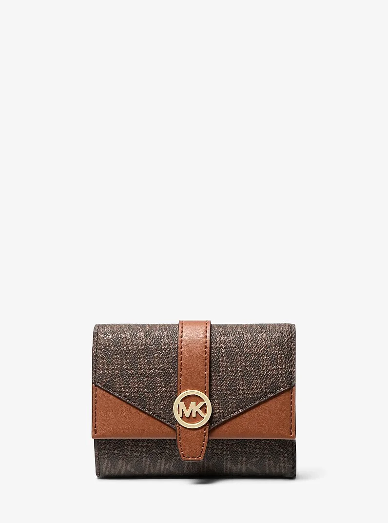 Greenwich Medium Signature Logo Trifold Wallet - 1