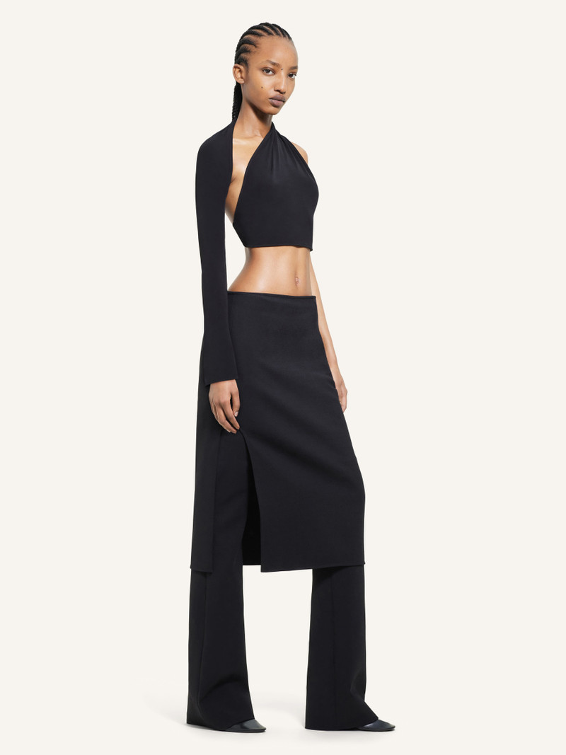 OBLIQUE TAILORED MIDI SKIRT 3