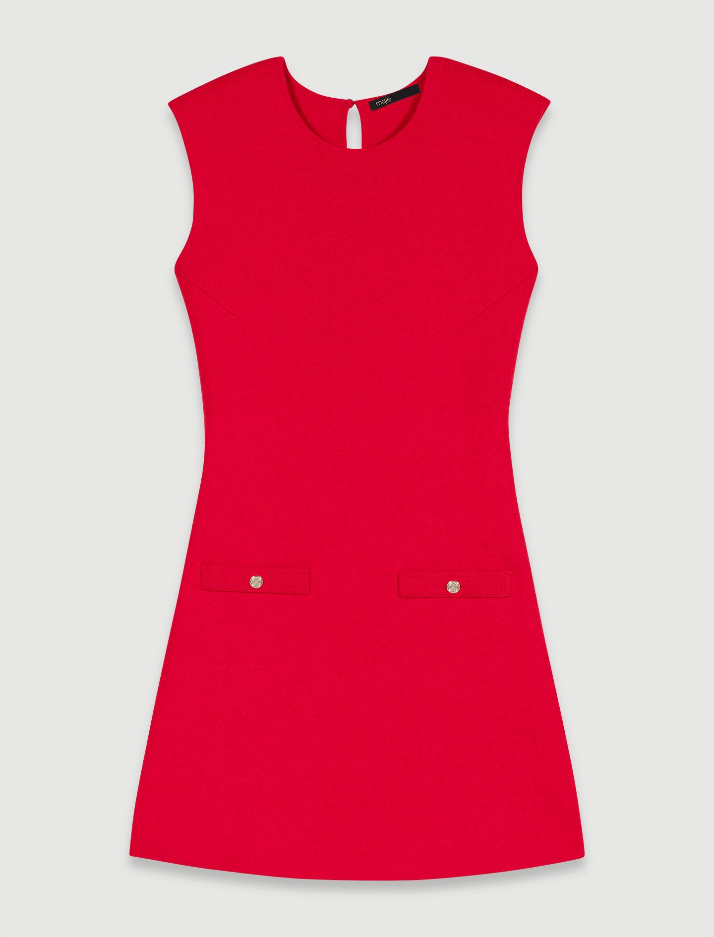 Knit 2-in-1 short dress - 9