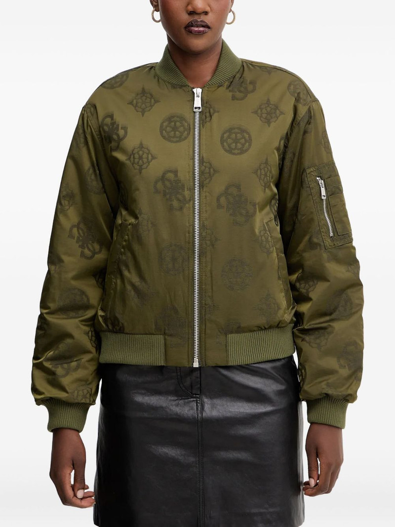 patterned bomber jacket 1