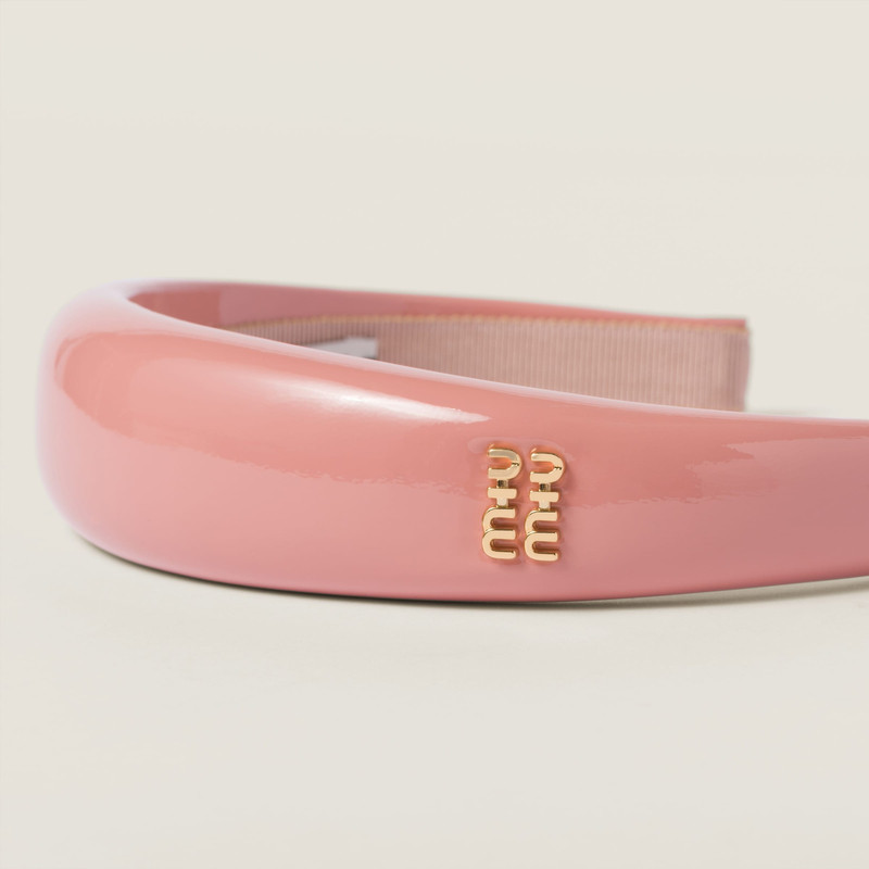 Patent leather headband 3