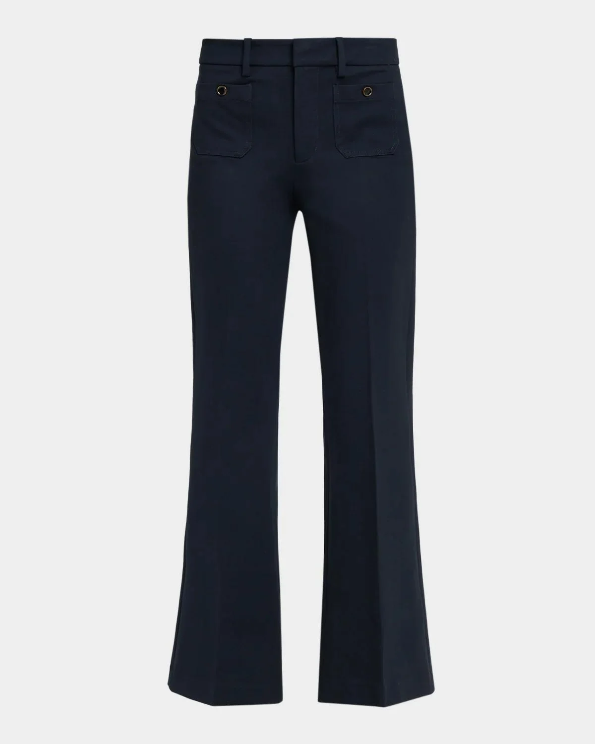 Petite The Flare Shrunken Pocket Trousers - 1
