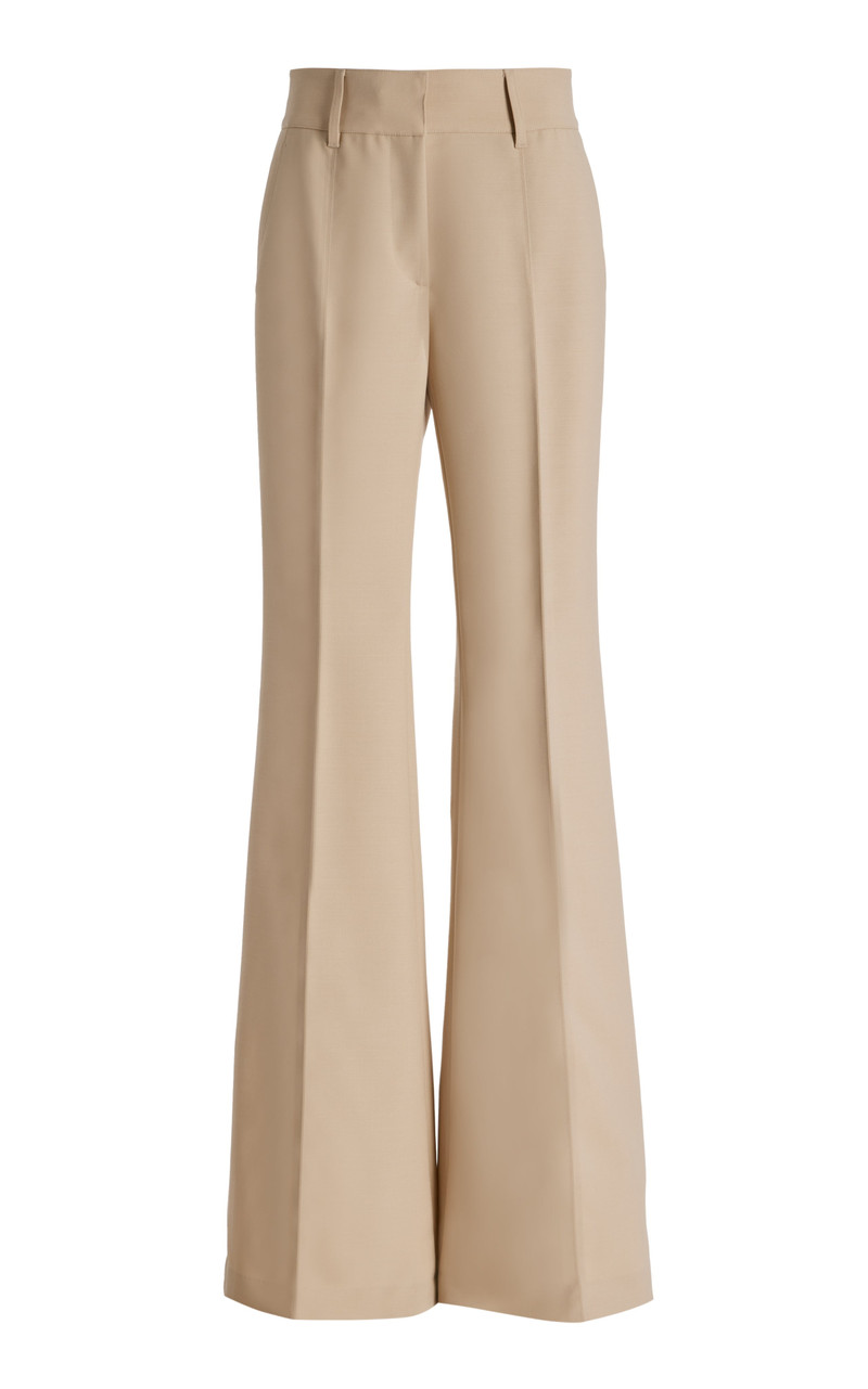 Rhein Pant in Khaki Wool - 1