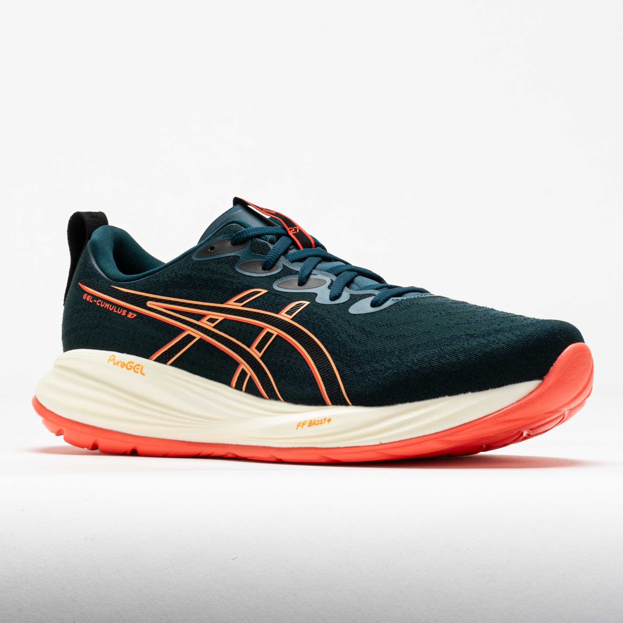 ASICS GEL-Cumulus 27 Men's Saxon Green/Coral Reef - 5