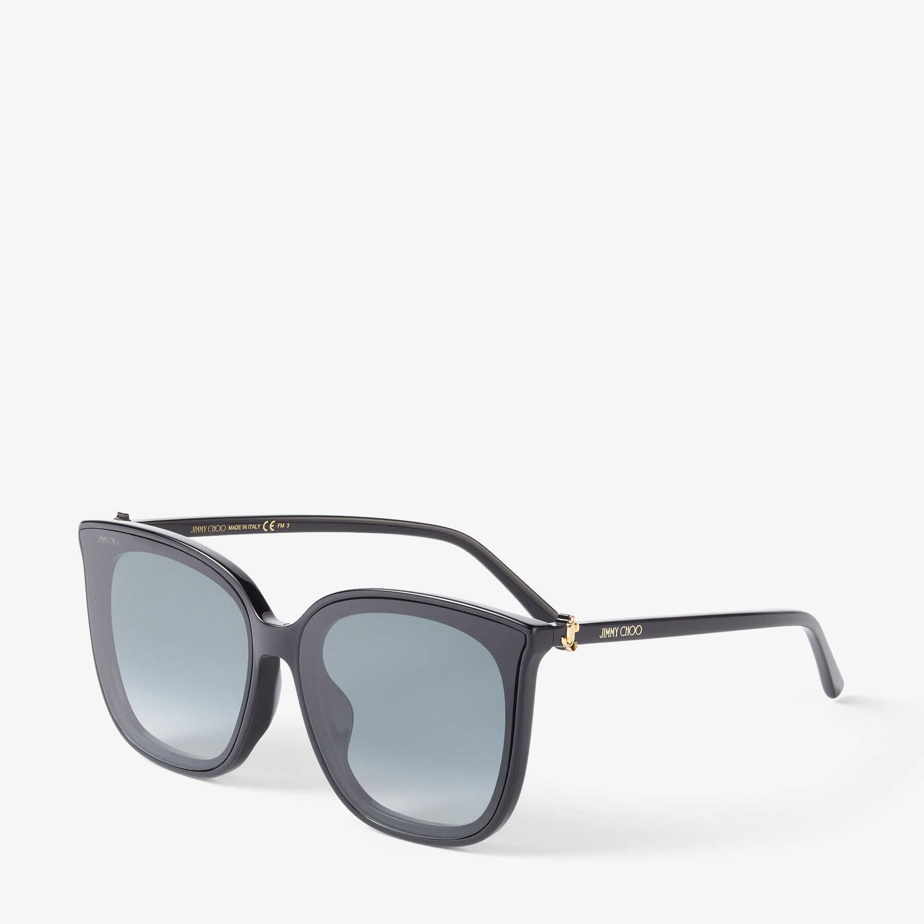 Nettal/f/sk 66
Brown Havana Square-Frame Sunglasses with JC Monogram - 3