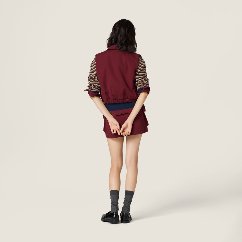 Washed poplin vest 3