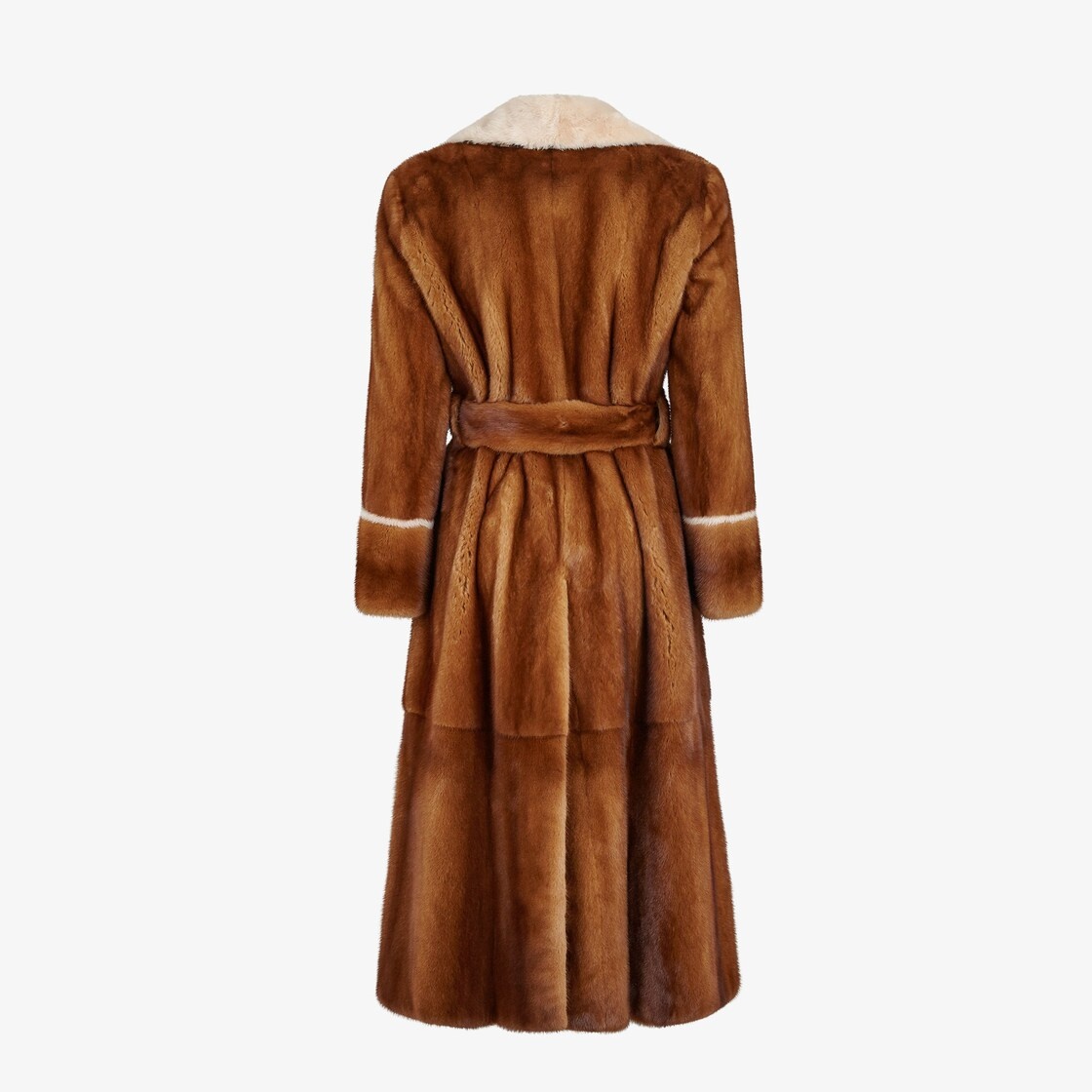 Brown mink coat - 2