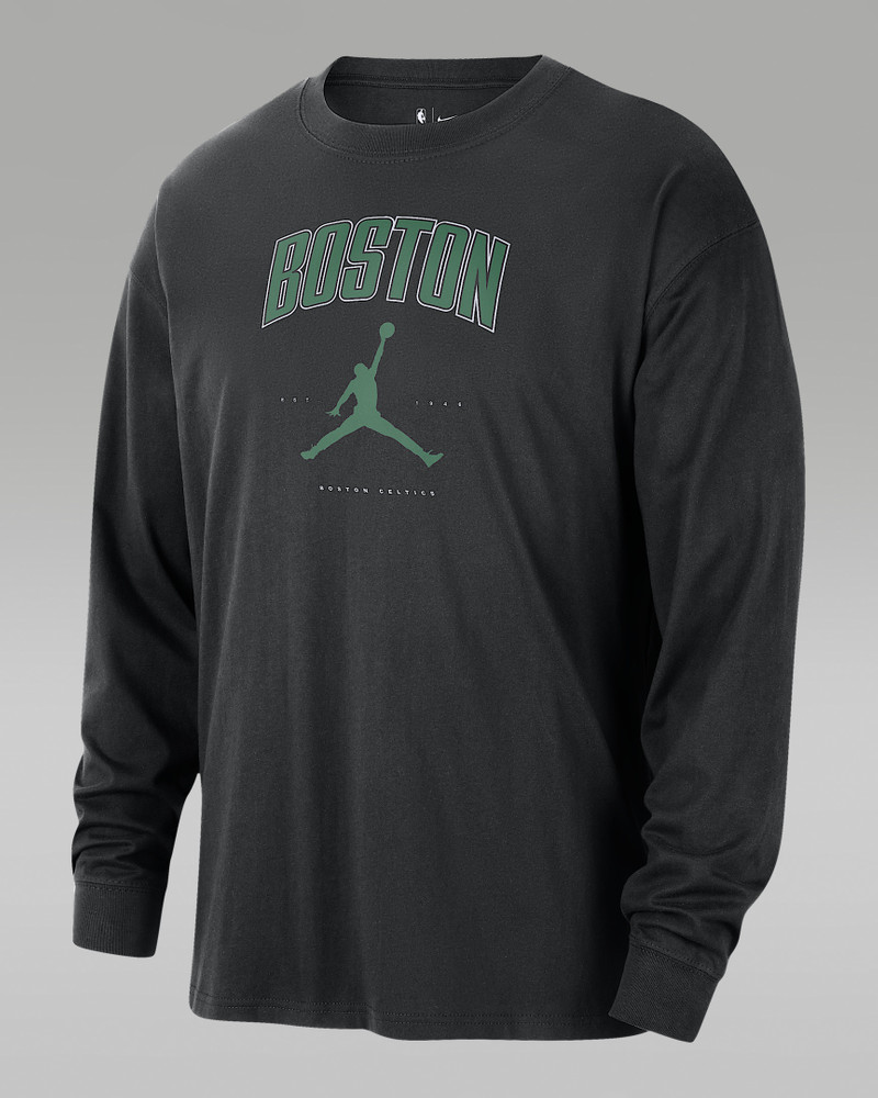 Boston Celtics Essential Men's Jordan NBA Long-Sleeve T-Shirt 1