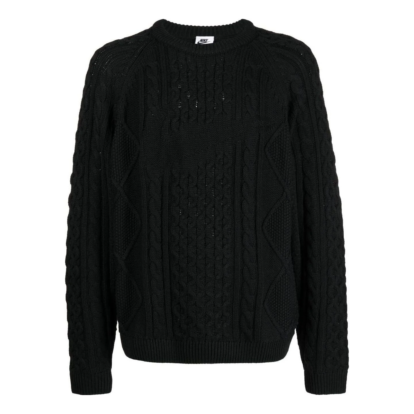 Nike Life Cable-Knit Jumper 'Black' DQ5176-010 - 1