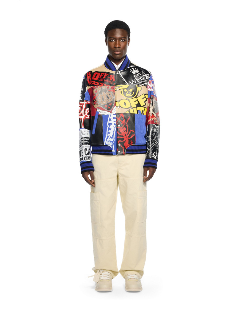 Off-White Multipatch Wool Varsity Jacket outlook