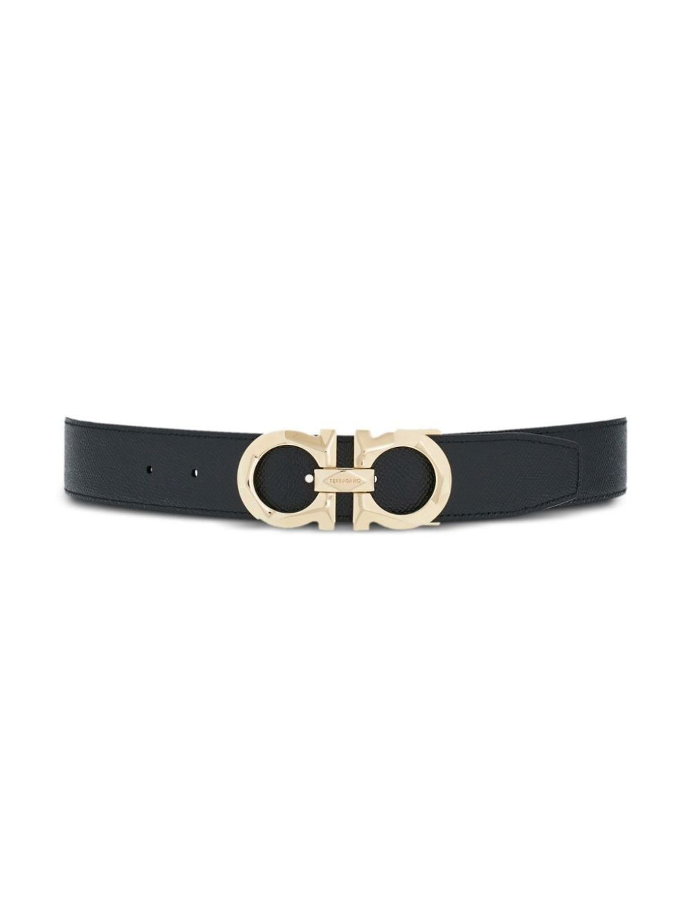 Gancini reversible leather belt - 3
