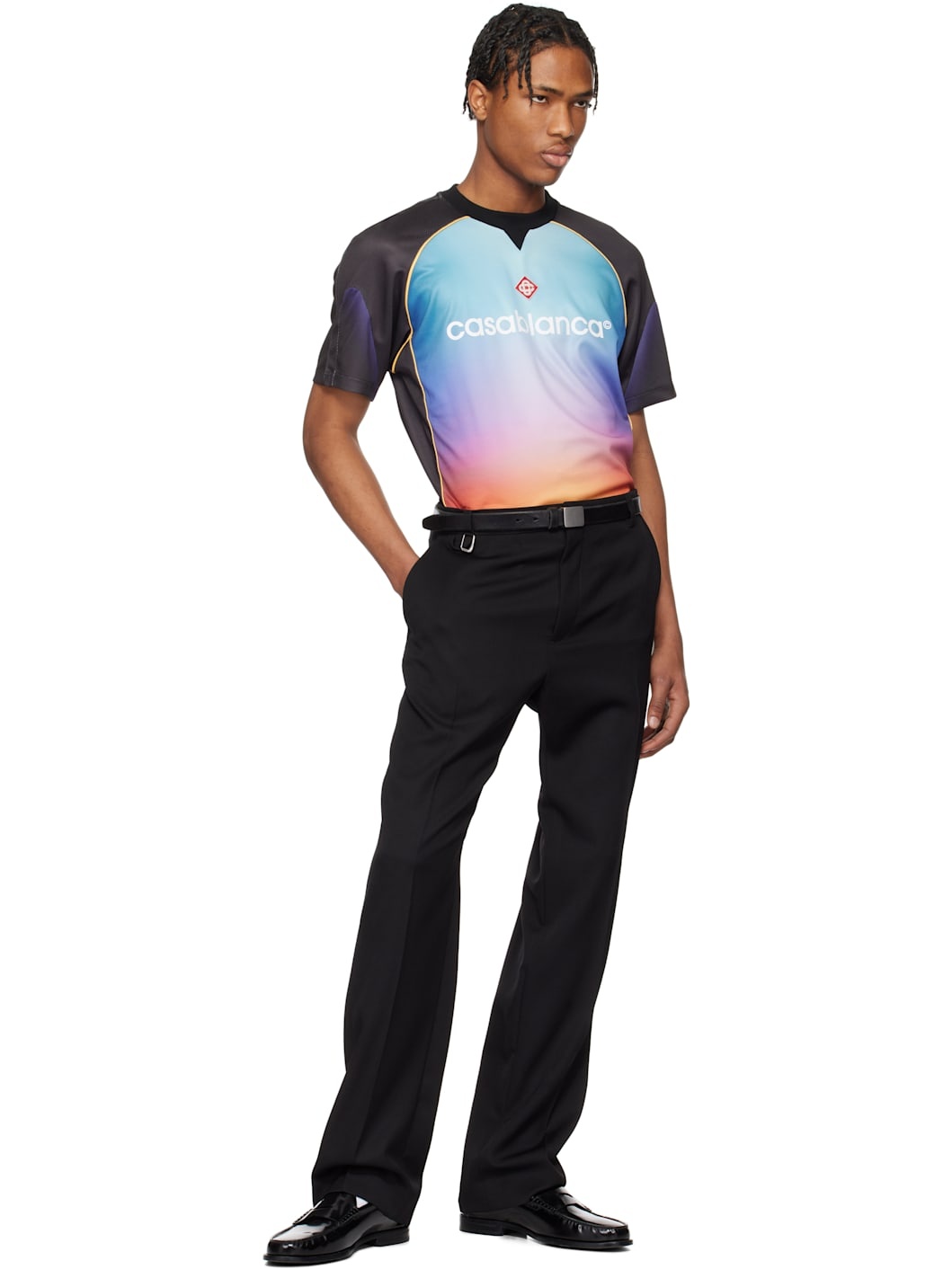 Multicolor Gradient Football T-shirt - 5
