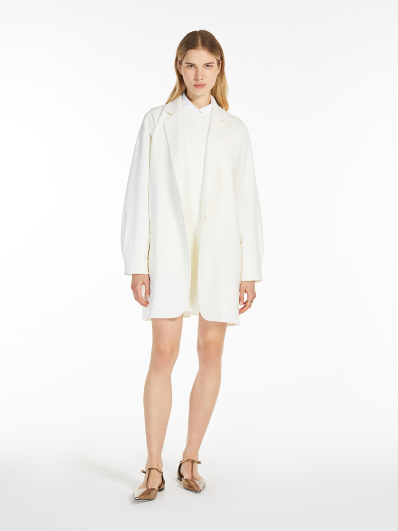 Max Mara ORLAYA Oversize stretch-wool canvas jacket outlook