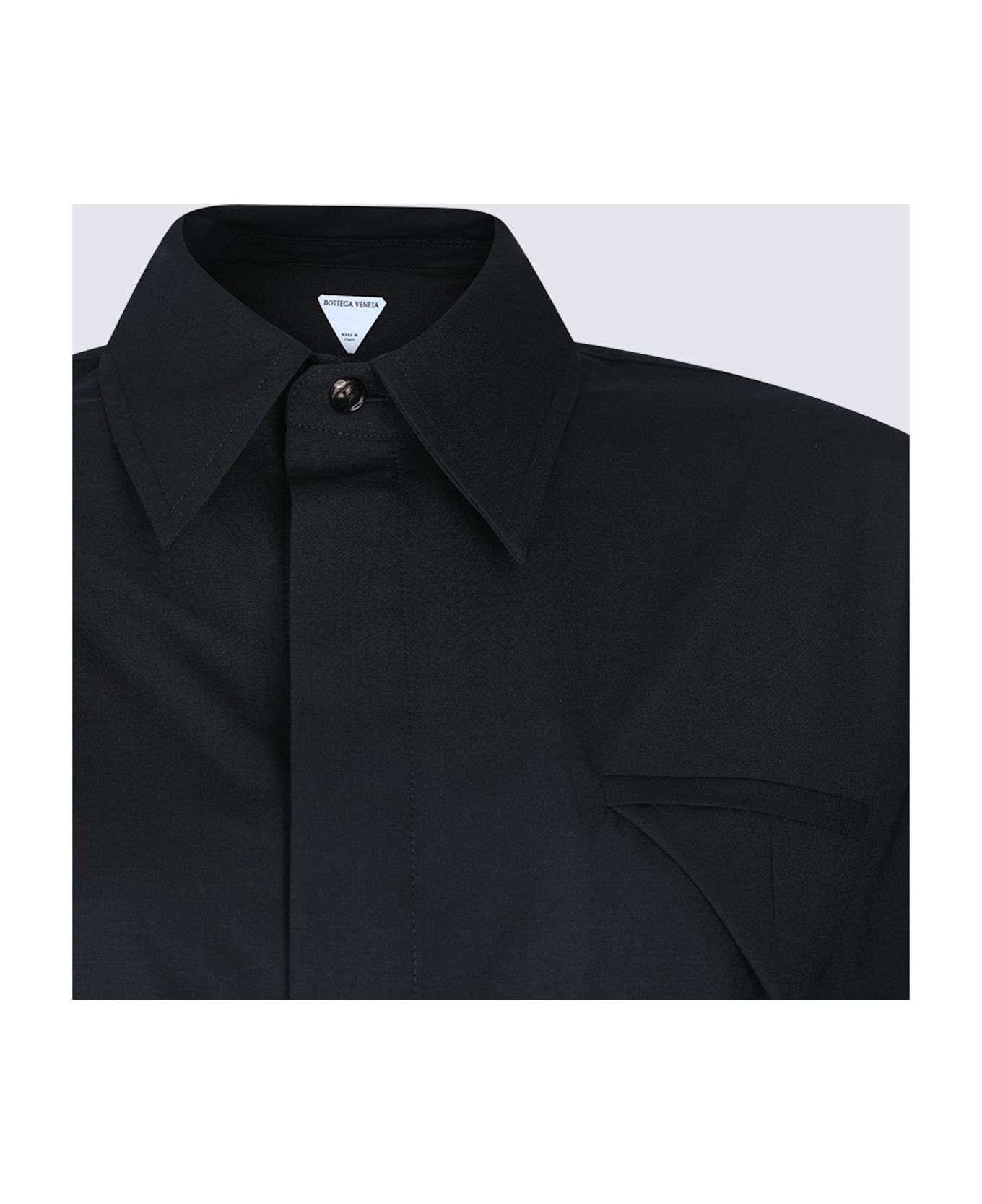 Black Wool Shirt - 3