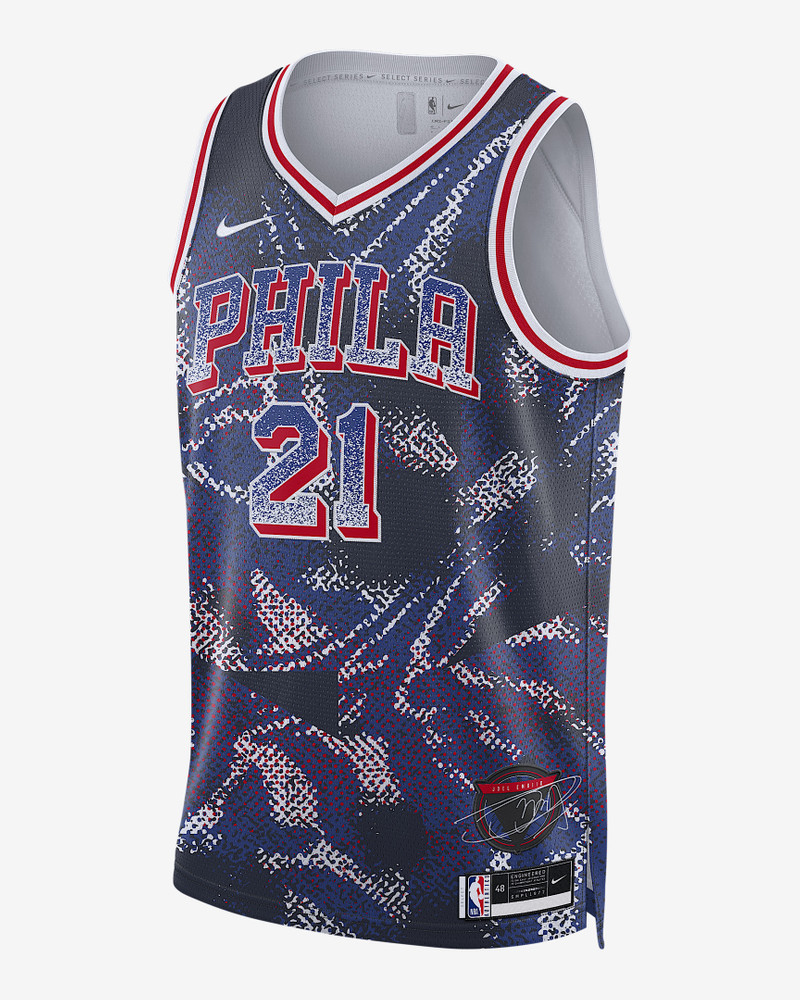 Joel Embiid Philadelphia 76ers 2025/26 Select Series Men's Nike Dri-FIT NBA Swingman Jersey 1