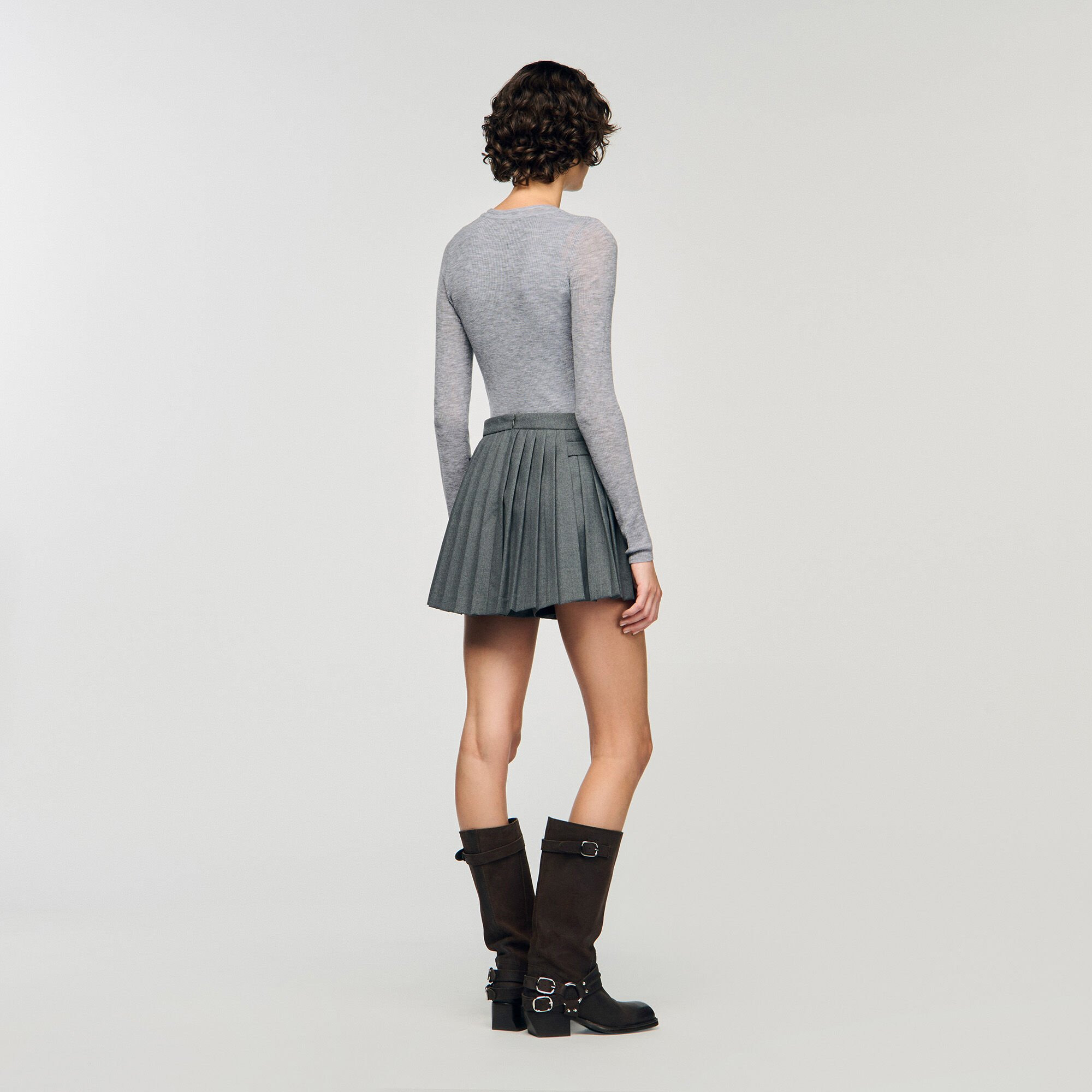 PLEATED SKORT - 5