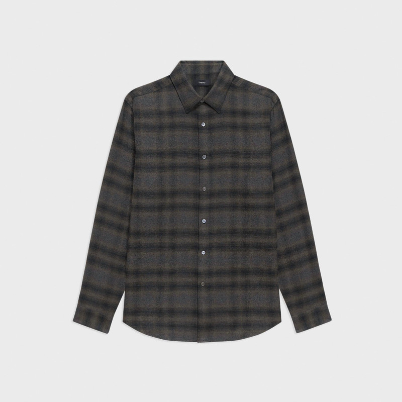 Plaid Cotton Flannel의 셔츠 - 1