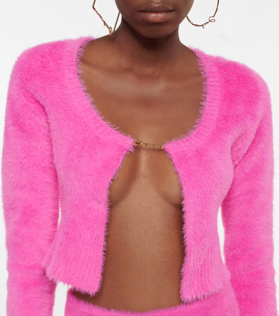 La Maille Neve cropped cardigan - 4