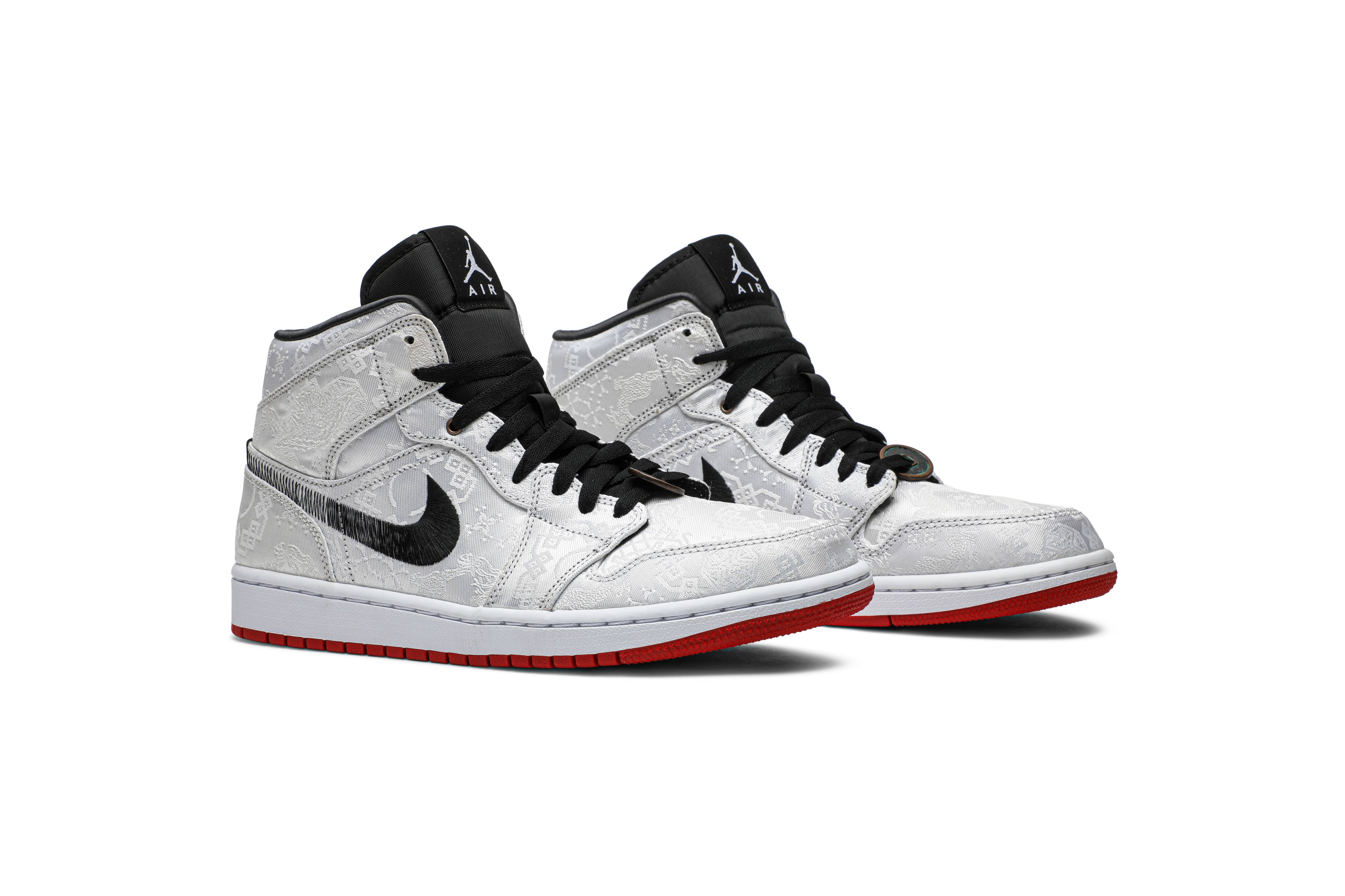 CLOT x Air Jordan 1 Mid 'Fearless' - 8