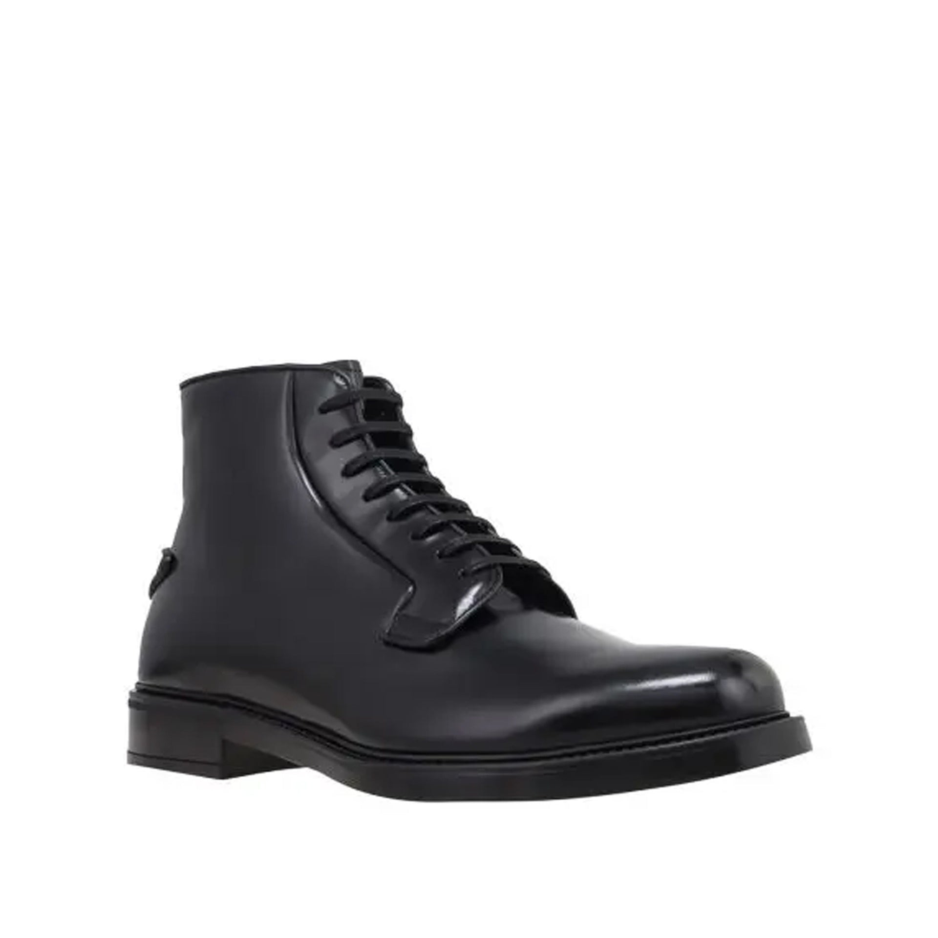 Prada Leather Lace-Up Boots Men - 2