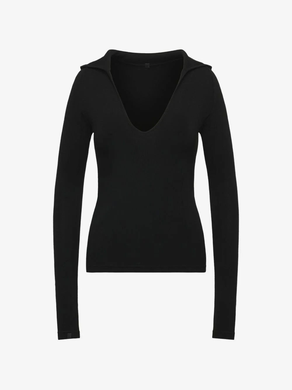 hooded long-sleeve T-shirt - 1