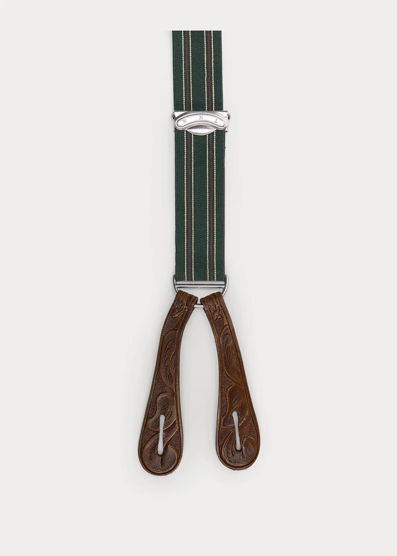 Hand-Tooled Leather Braces 3