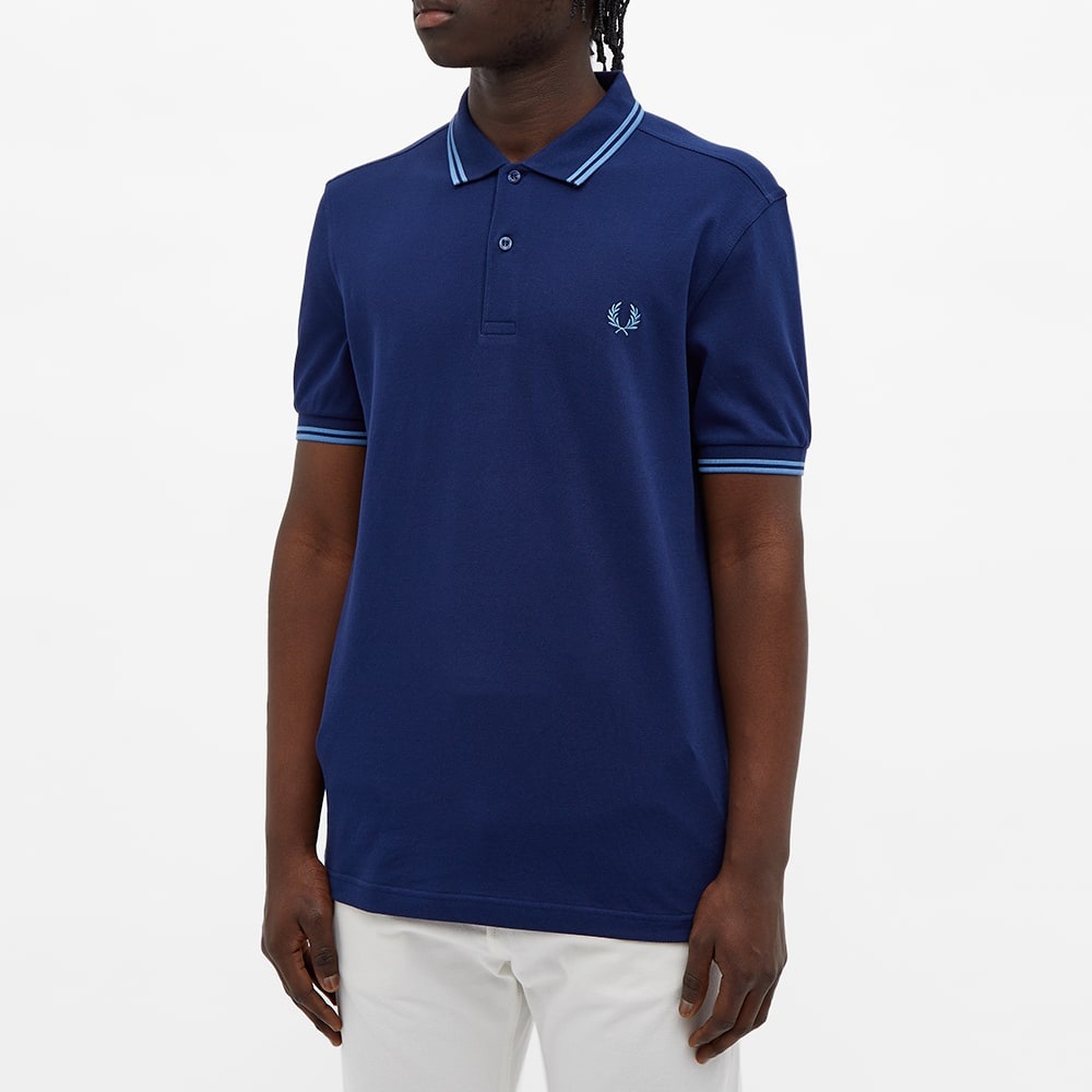 Fred Perry Slim Fit Twin Tipped Polo - 4