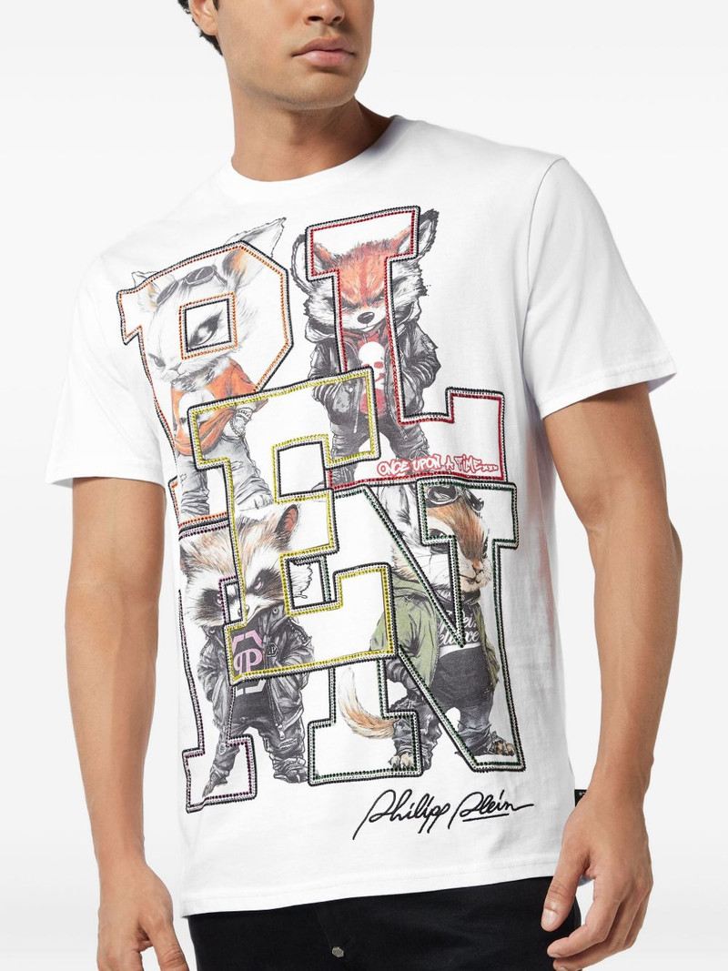 College Animals Outline T-shirt 3