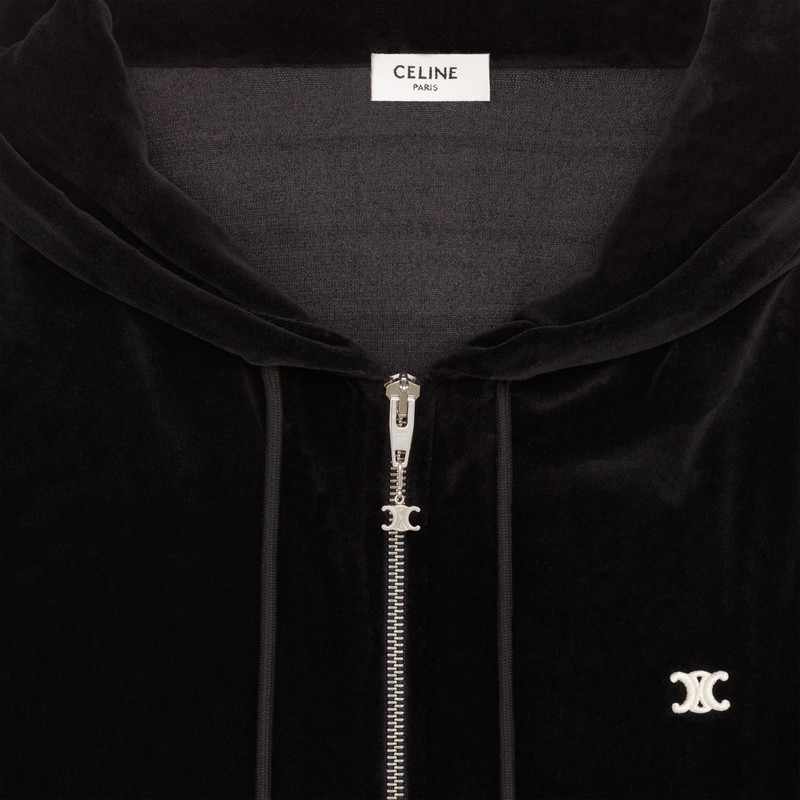 TRIOMPHE JERSEY SWEATSHIRT IN VELVET 3