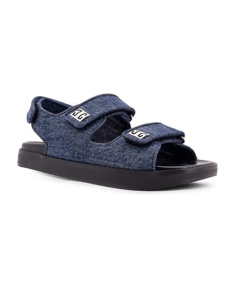 Givenchy Strap Flat Denim Sandals outlook