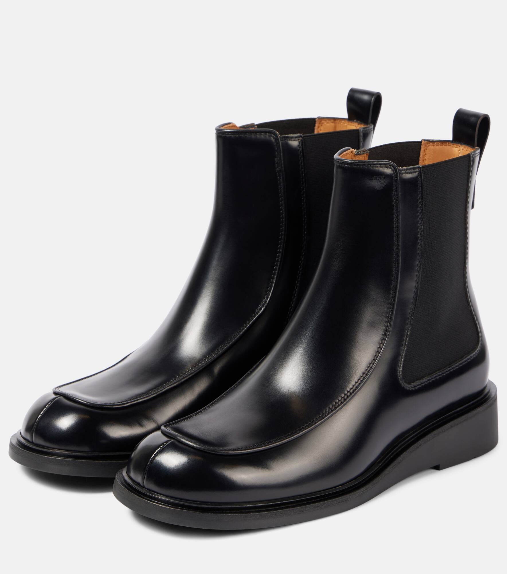 Leather Chelsea boots - 3